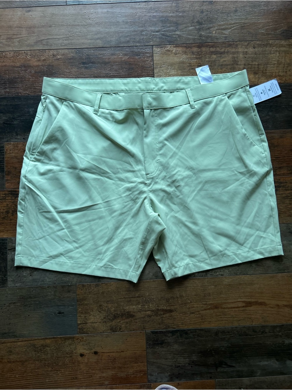 Men's maelreg Mint Green Flat Front Shorts 42” nwt